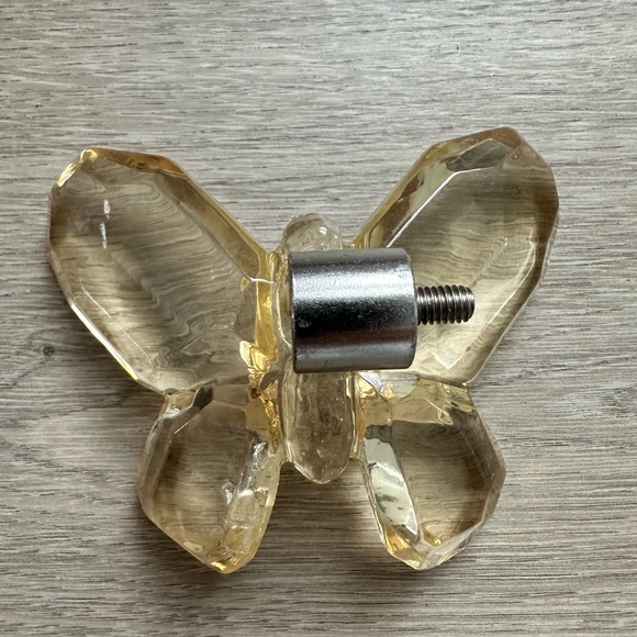 Pottery Barn Kids Crystal Butterfly Finials - Picture 3 of 3